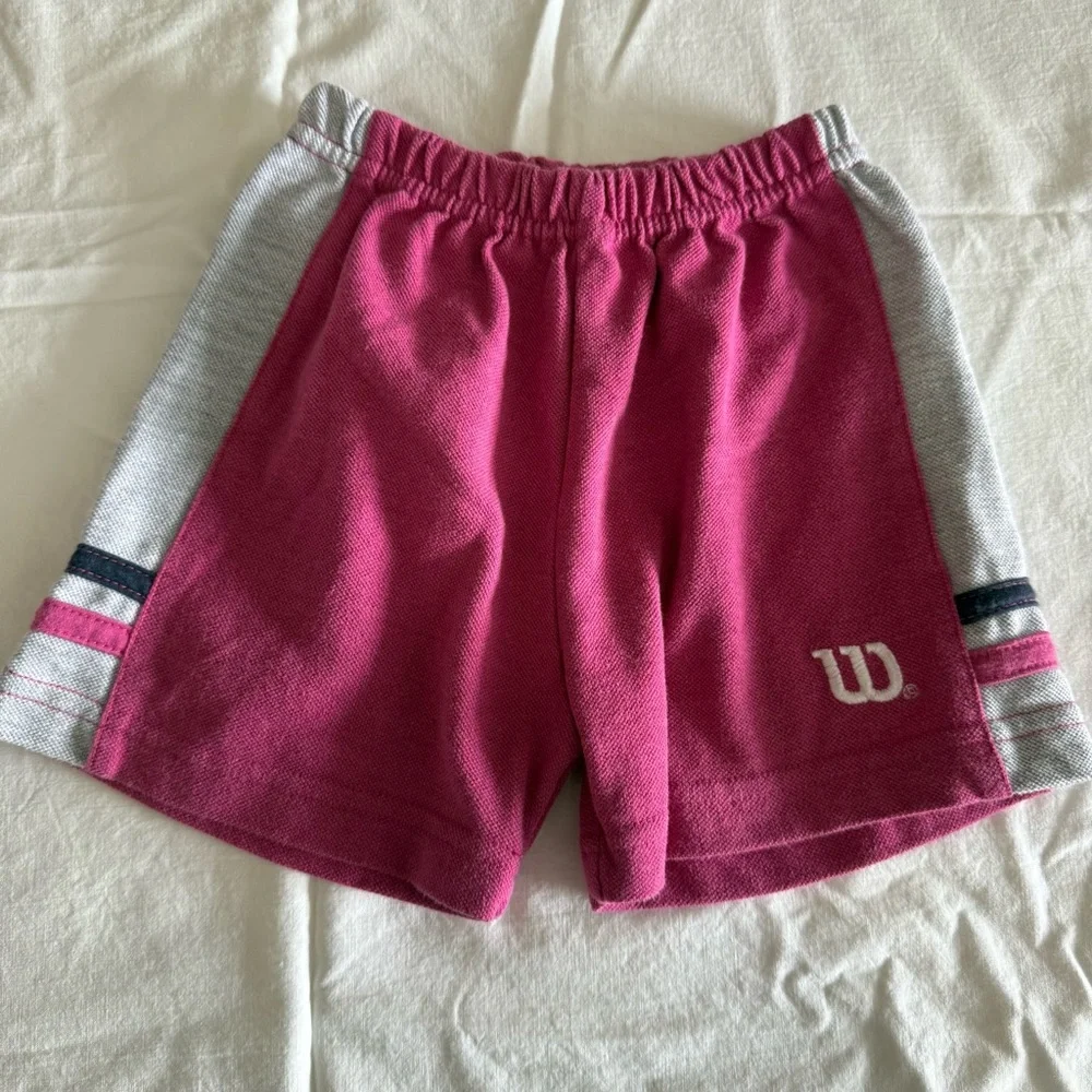 Y2K Wilson Pink and Gray Baby Girl Shorts Srt Size 18 Mo